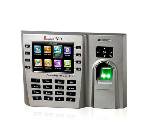 Máy chấm công vân tay ICLOCK 260 Máy chấm công vân tay ICLOCK 260